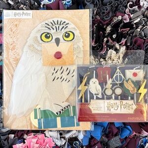 🆕Papyrus-Harry Potter 3D “Hedwig” Owl Card And Candle Set